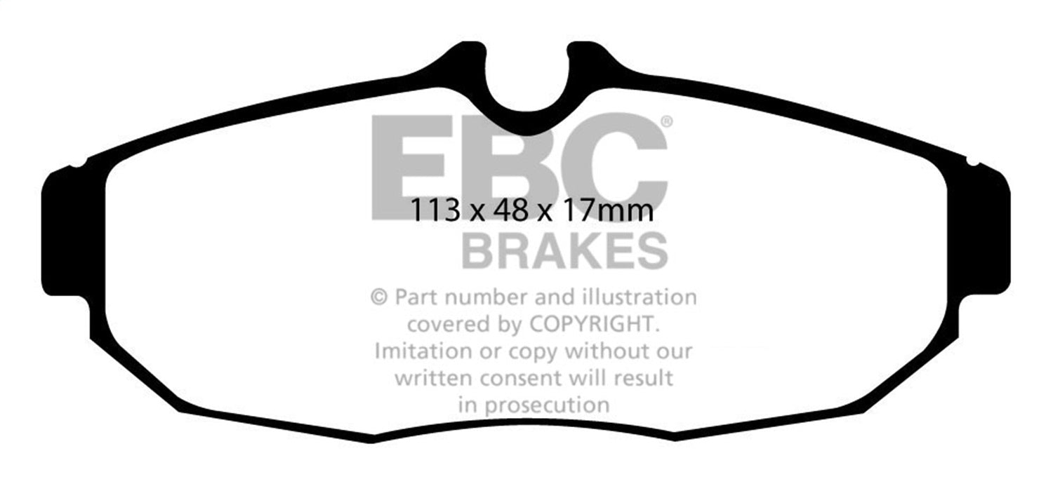 EBC Brakes DP51741NDX Bluestuff NDX Full Race Brake Pads - Truck Part Superstore