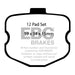 EBC Brakes DP51771NDX Bluestuff NDX Full Race Brake Pads - Truck Part Superstore