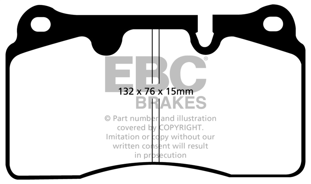 EBC Brakes DP51908NDX Bluestuff NDX Full Race Brake Pads - Truck Part Superstore