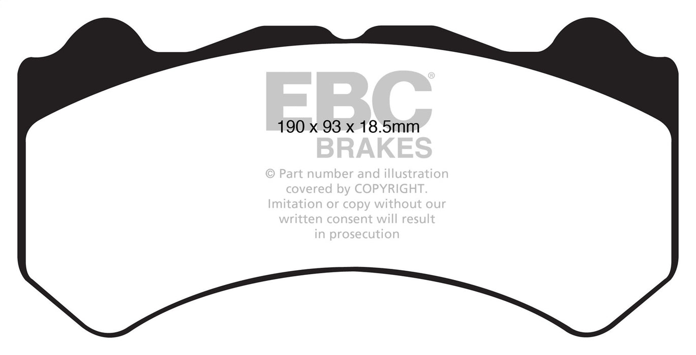 EBC Brakes DP51983NDX Bluestuff NDX Full Race Brake Pads - Truck Part Superstore