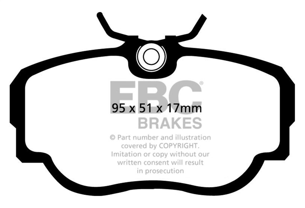 EBC Brakes DP5779NDX Bluestuff NDX Full Race Brake Pads - Truck Part Superstore