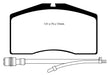 EBC Brakes DP5997NDX Bluestuff NDX Full Race Brake Pads; FMSI Pad No. D594; - Truck Part Superstore