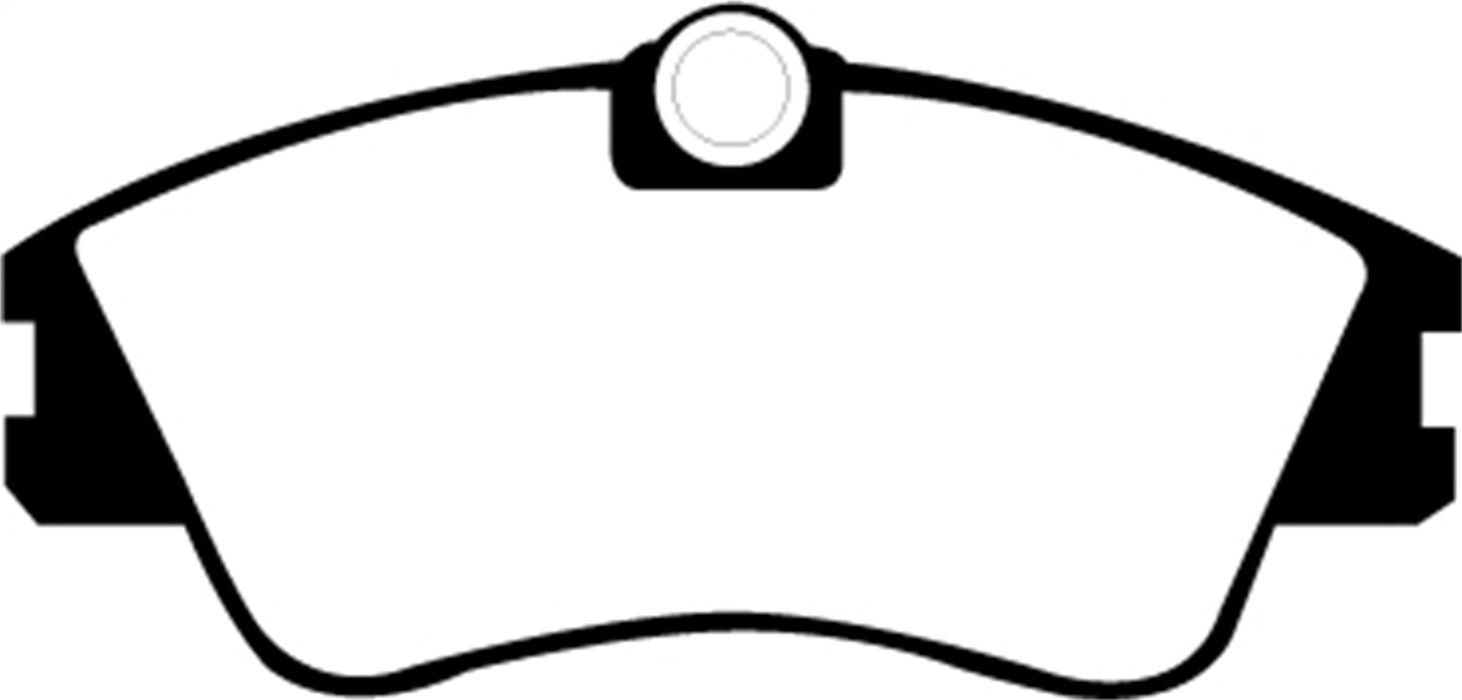 EBC Brakes DP61030 6000 Series Greenstuff Truck/SUV Brakes Disc Pads; FMSI Pad No. D638; - Truck Part Superstore