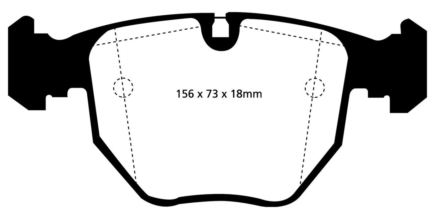 EBC Brakes DP61036 6000 Series Greenstuff Truck/SUV Brakes Disc Pads - Truck Part Superstore