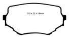 EBC Brakes DP61099 6000 Series Greenstuff Truck/SUV Brakes Disc Pads - Truck Part Superstore