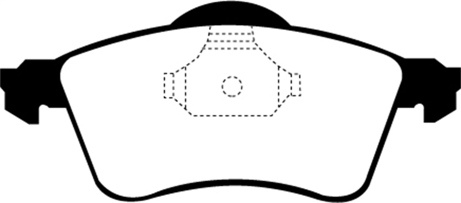 EBC Brakes DP61115 6000 Series Greenstuff Truck/SUV Brakes Disc Pads; FMSI Pad No. D705; - Truck Part Superstore