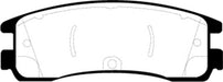 EBC Brakes DP61122 6000 Series Greenstuff Truck/SUV Brakes Disc Pads - Truck Part Superstore