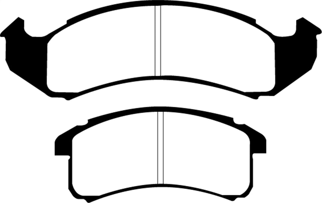EBC Brakes DP61142 6000 Series Greenstuff Truck/SUV Brakes Disc Pads - Truck Part Superstore