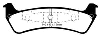 EBC Brakes DP61201 6000 Series Greenstuff Truck/SUV Brakes Disc Pads - Truck Part Superstore