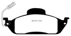 EBC Brakes DP61232 6000 Series Greenstuff Truck/SUV Brakes Disc Pads - Truck Part Superstore