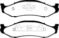 EBC Brakes DP61255 6000 Series Greenstuff Truck/SUV Brakes Disc Pads - Truck Part Superstore