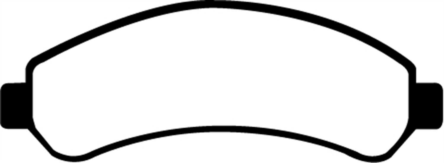 EBC Brakes DP61256 6000 Series Greenstuff Truck/SUV Brakes Disc Pads - Truck Part Superstore