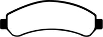 EBC Brakes DP61256 6000 Series Greenstuff Truck/SUV Brakes Disc Pads - Truck Part Superstore