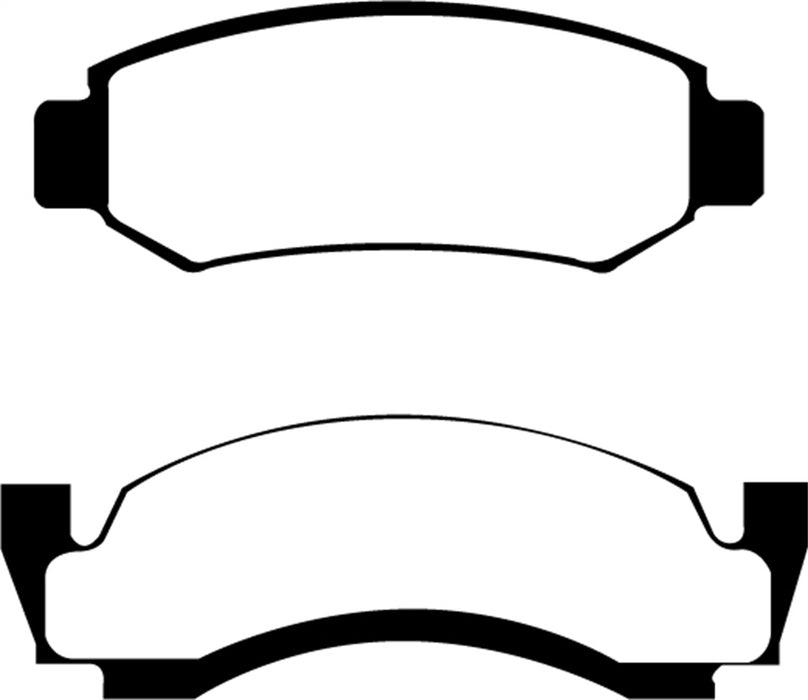 EBC Brakes DP61261 6000 Series Greenstuff Truck/SUV Brakes Disc Pads - Truck Part Superstore