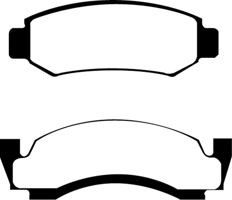 EBC Brakes DP61261 6000 Series Greenstuff Truck/SUV Brakes Disc Pads - Truck Part Superstore