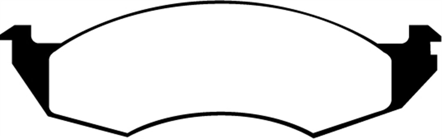 EBC Brakes DP61269 6000 Series Greenstuff Truck/SUV Brakes Disc Pads; FMSI Pad No. D576; - Truck Part Superstore