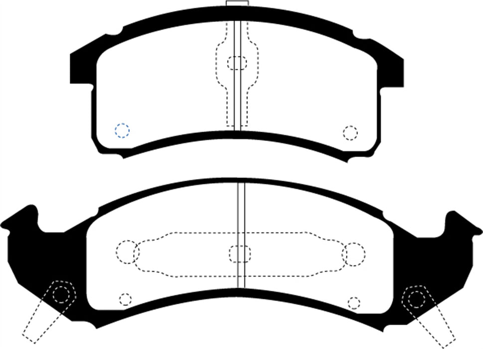 EBC Brakes DP61271 6000 Series Greenstuff Truck/SUV Brakes Disc Pads - Truck Part Superstore