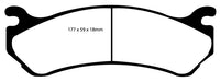 EBC Brakes DP61304 6000 Series Greenstuff Truck/SUV Brakes Disc Pads - Truck Part Superstore