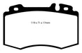 EBC Brakes DP61363 6000 Series Greenstuff Truck/SUV Brakes Disc Pads - Truck Part Superstore