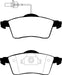 EBC Brakes DP61398 6000 Series Greenstuff Truck/SUV Brakes Disc Pads; FMSI Pad No. D705; - Truck Part Superstore
