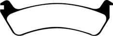 EBC Brakes DP61608 6000 Series Greenstuff Truck/SUV Brakes Disc Pads; FMSI Pad No. D664; - Truck Part Superstore