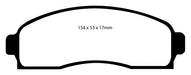 EBC Brakes DP61617 6000 Series Greenstuff Truck/SUV Brakes Disc Pads - Truck Part Superstore