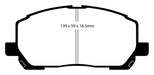 EBC Brakes DP61634 6000 Series Greenstuff Truck/SUV Brakes Disc Pads - Truck Part Superstore