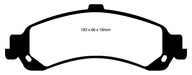 EBC Brakes DP61635 6000 Series Greenstuff Truck/SUV Brakes Disc Pads - Truck Part Superstore