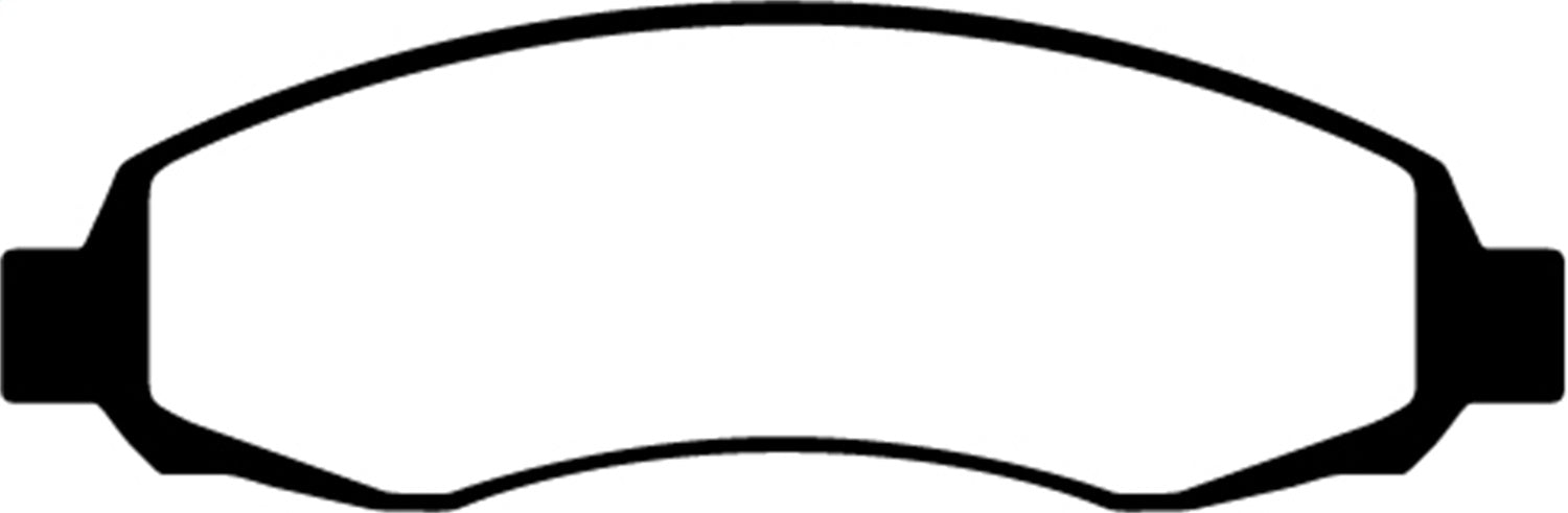 EBC Brakes DP61647 6000 Series Greenstuff Truck/SUV Brakes Disc Pads - Truck Part Superstore