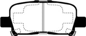 EBC Brakes DP61662 6000 Series Greenstuff Truck/SUV Brakes Disc Pads - Truck Part Superstore