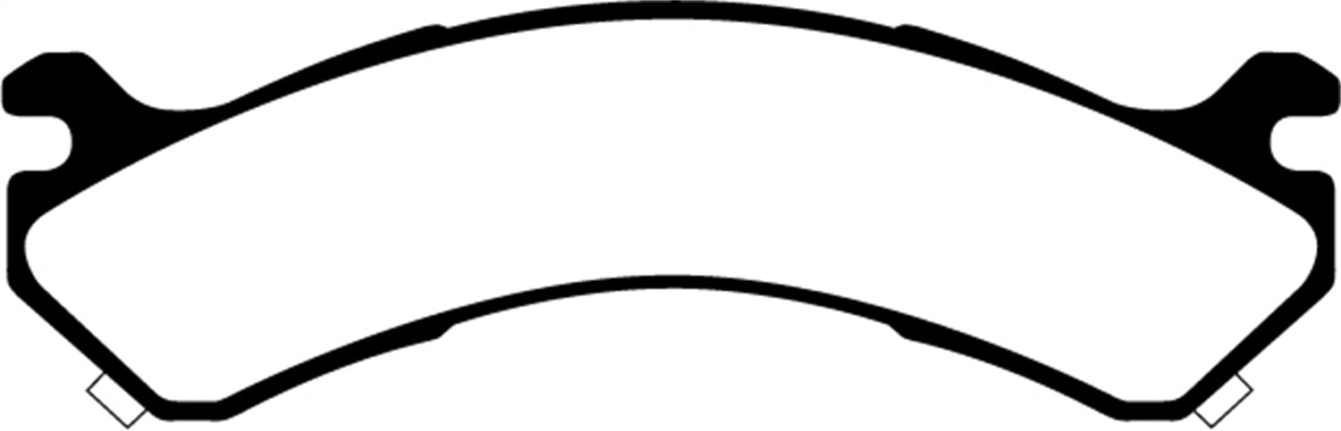 EBC Brakes DP61663 6000 Series Greenstuff Truck/SUV Brakes Disc Pads - Truck Part Superstore