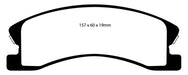 EBC Brakes DP61664 6000 Series Greenstuff Truck/SUV Brakes Disc Pads - Truck Part Superstore