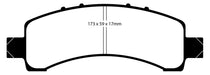 EBC Brakes DP61667 6000 Series Greenstuff Truck/SUV Brakes Disc Pads - Truck Part Superstore