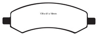 EBC Brakes DP61738 6000 Series Greenstuff Truck/SUV Brakes Disc Pads - Truck Part Superstore