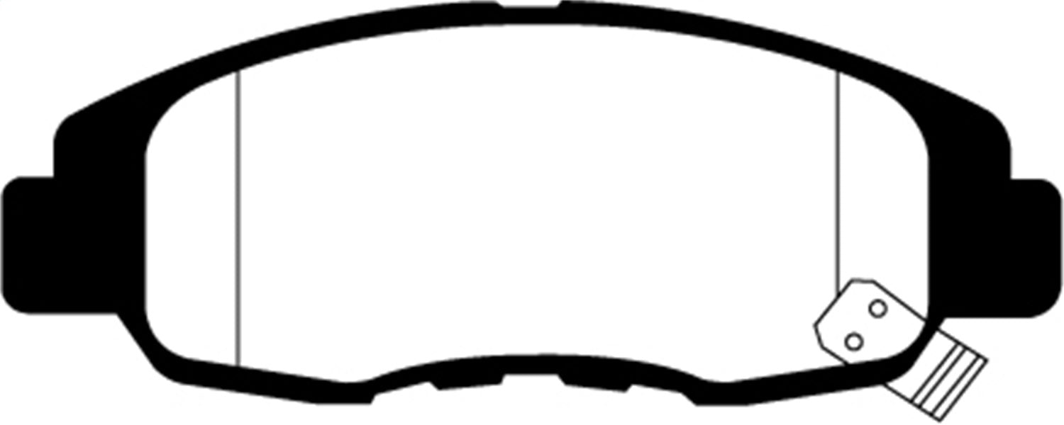 EBC Brakes DP61777 6000 Series Greenstuff Truck/SUV Brakes Disc Pads - Truck Part Superstore
