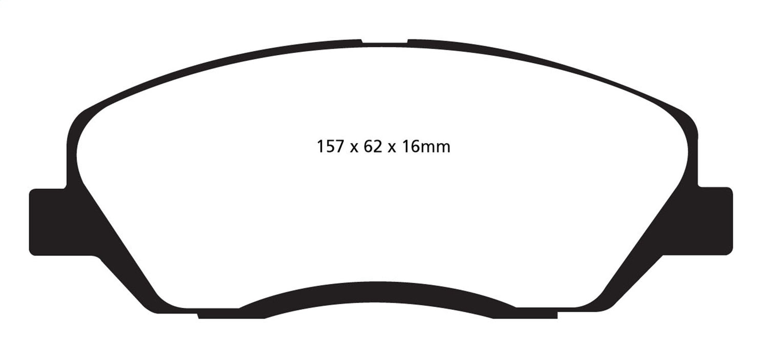 EBC Brakes DP61783 6000 Series Greenstuff Truck/SUV Brakes Disc Pads - Truck Part Superstore