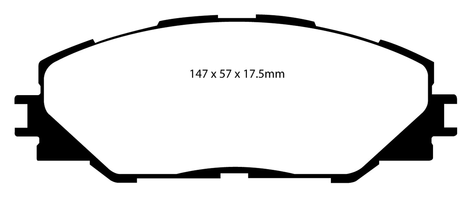 EBC Brakes DP61792 6000 Series Greenstuff Truck/SUV Brakes Disc Pads - Truck Part Superstore