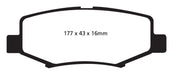 EBC Brakes DP61799 6000 Series Greenstuff Truck/SUV Brakes Disc Pads - Truck Part Superstore