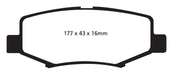 EBC Brakes DP61799 6000 Series Greenstuff Truck/SUV Brakes Disc Pads - Truck Part Superstore