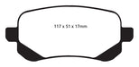 EBC Brakes DP61840 6000 Series Greenstuff Truck/SUV Brakes Disc Pads - Truck Part Superstore