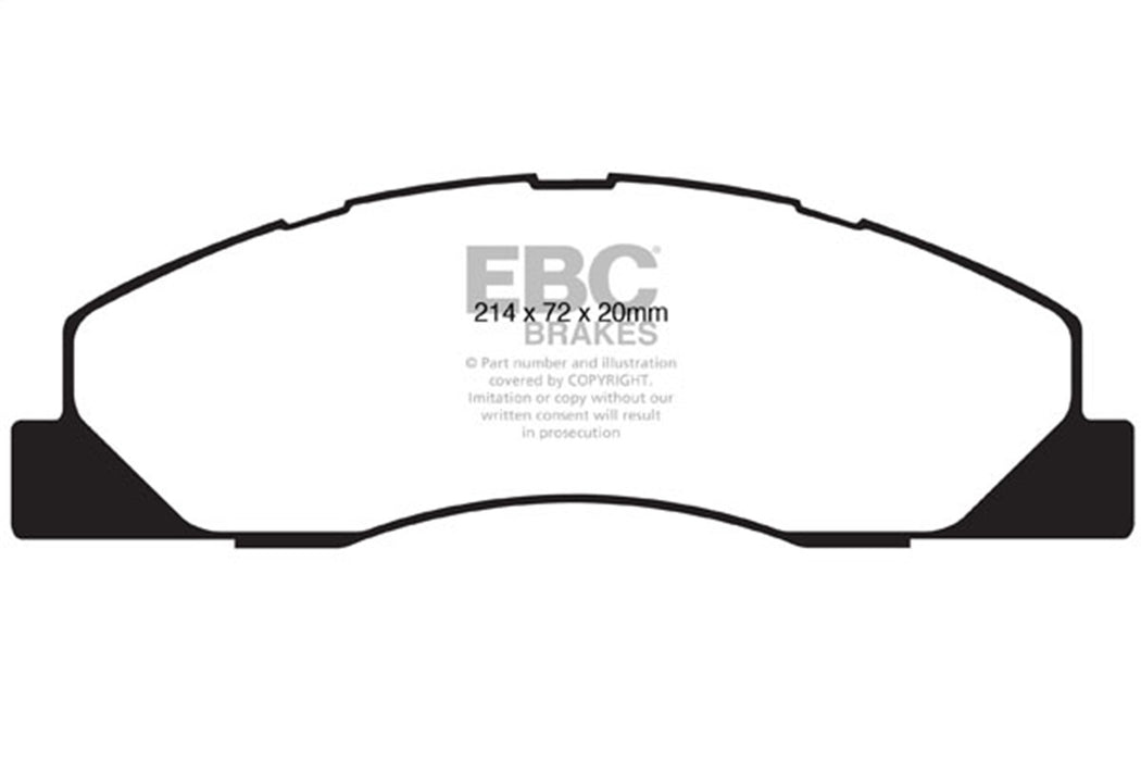 EBC Brakes DP61847 6000 Series Greenstuff Truck/SUV Brakes Disc Pads - Truck Part Superstore