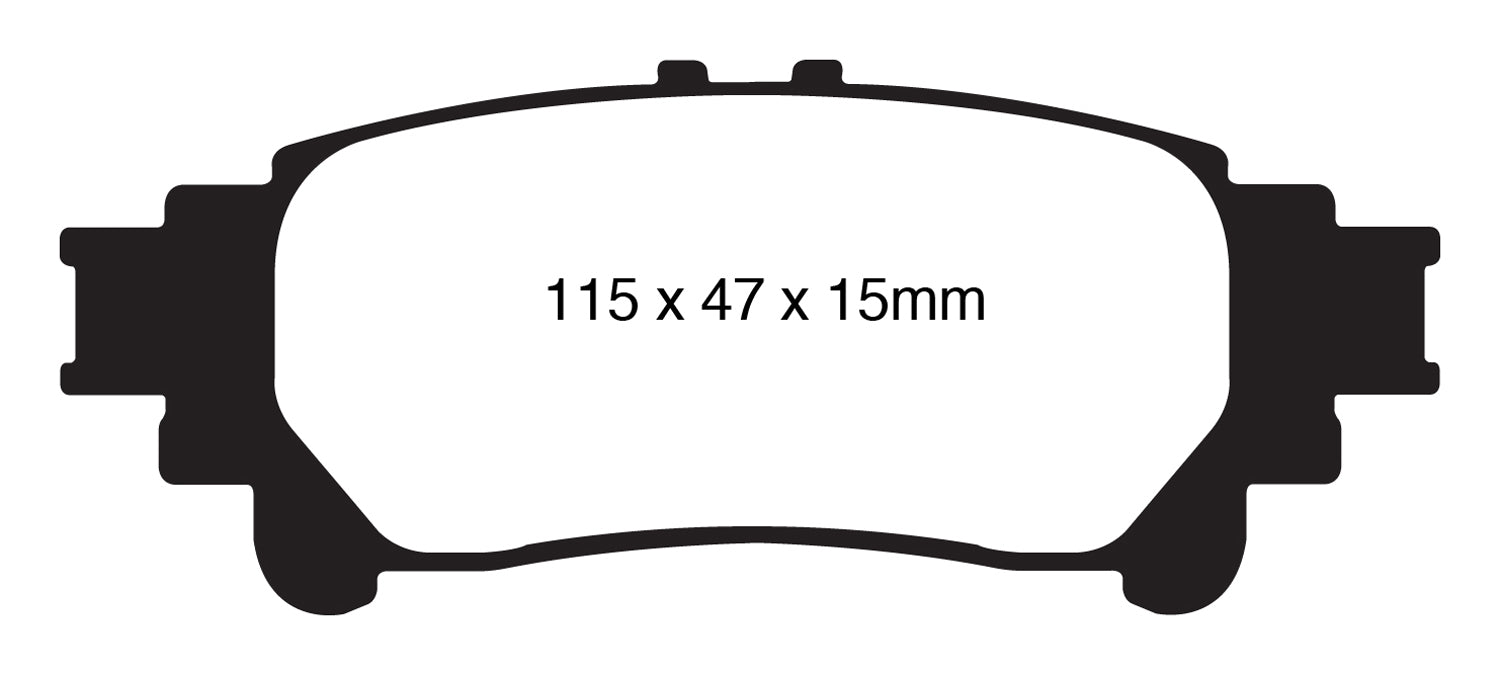 EBC Brakes DP61850 6000 Series Greenstuff Truck/SUV Brakes Disc Pads - Truck Part Superstore