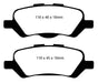 EBC Brakes DP61852 6000 Series Greenstuff Truck/SUV Brakes Disc Pads - Truck Part Superstore