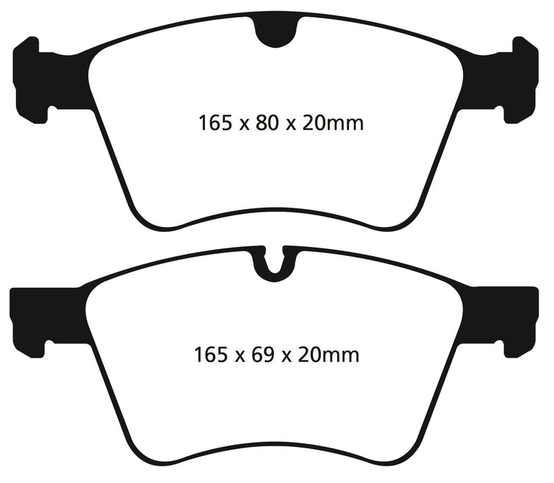 EBC Brakes DP61860 6000 Series Greenstuff Truck/SUV Brakes Disc Pads - Truck Part Superstore