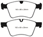 EBC Brakes DP61860 6000 Series Greenstuff Truck/SUV Brakes Disc Pads - Truck Part Superstore