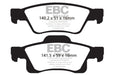EBC Brakes DP61872 6000 Series Greenstuff Truck/SUV Brakes Disc Pads - Truck Part Superstore