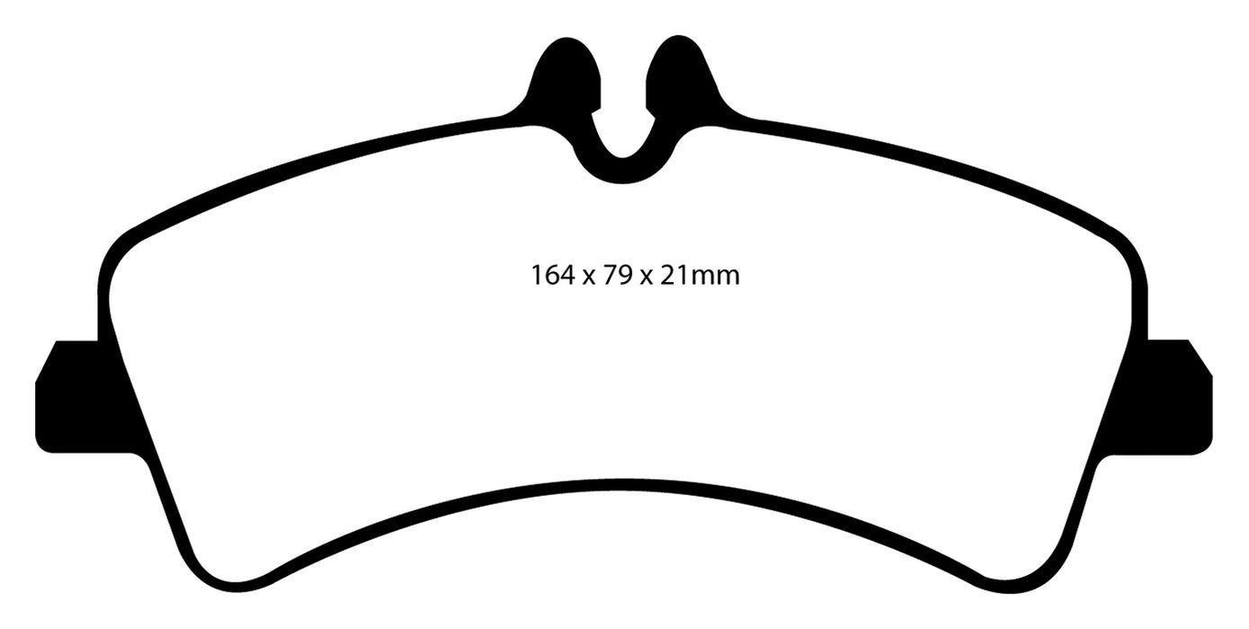 EBC Brakes DP61929 6000 Series Greenstuff Truck/SUV Brakes Disc Pads - Truck Part Superstore