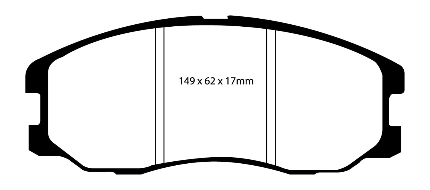 EBC Brakes DP61975 6000 Series Greenstuff Truck/SUV Brakes Disc Pads - Truck Part Superstore