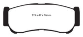 EBC Brakes DP61982 6000 Series Greenstuff Truck/SUV Brakes Disc Pads - Truck Part Superstore