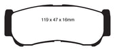 EBC Brakes DP61982 6000 Series Greenstuff Truck/SUV Brakes Disc Pads - Truck Part Superstore